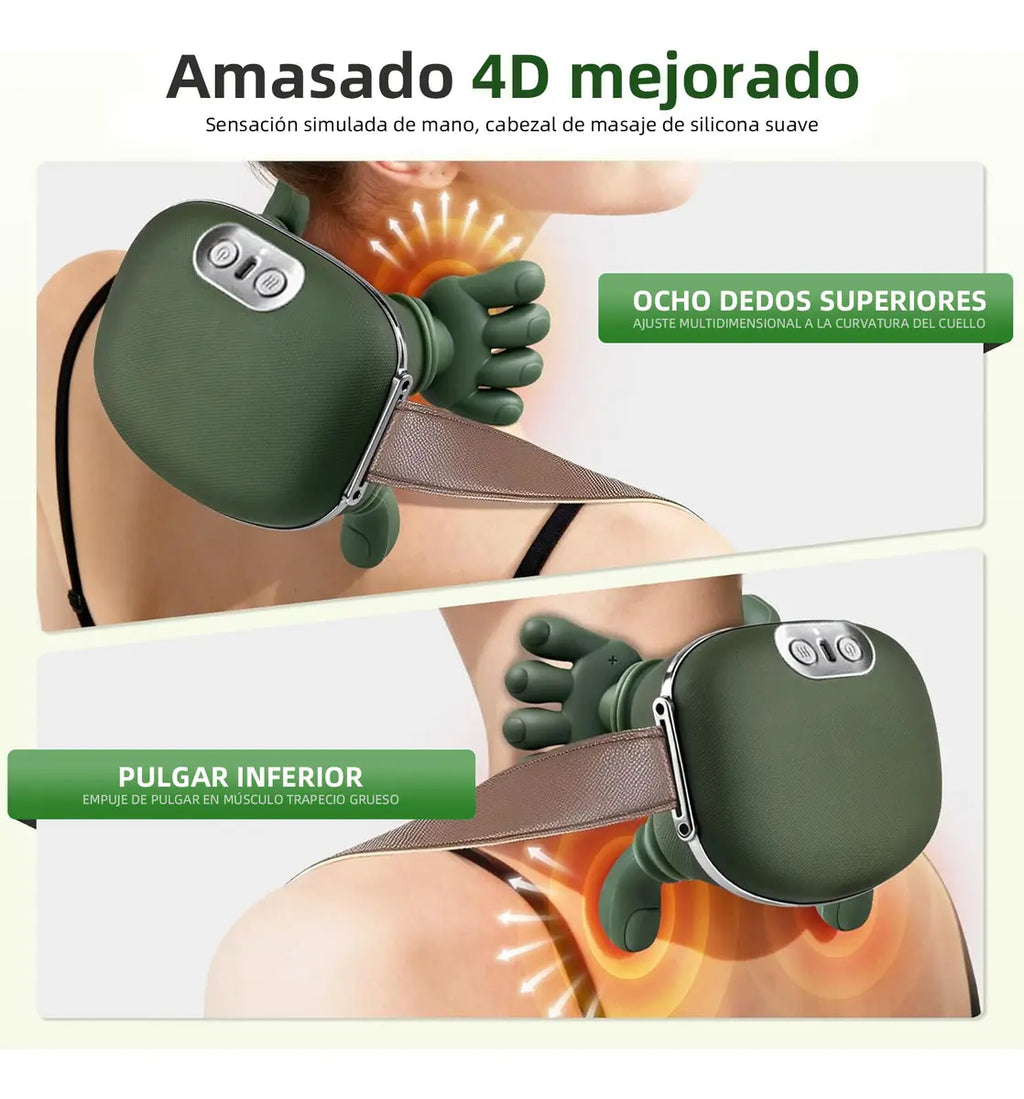 Masajeador Cervical Biónico 4D Calor
