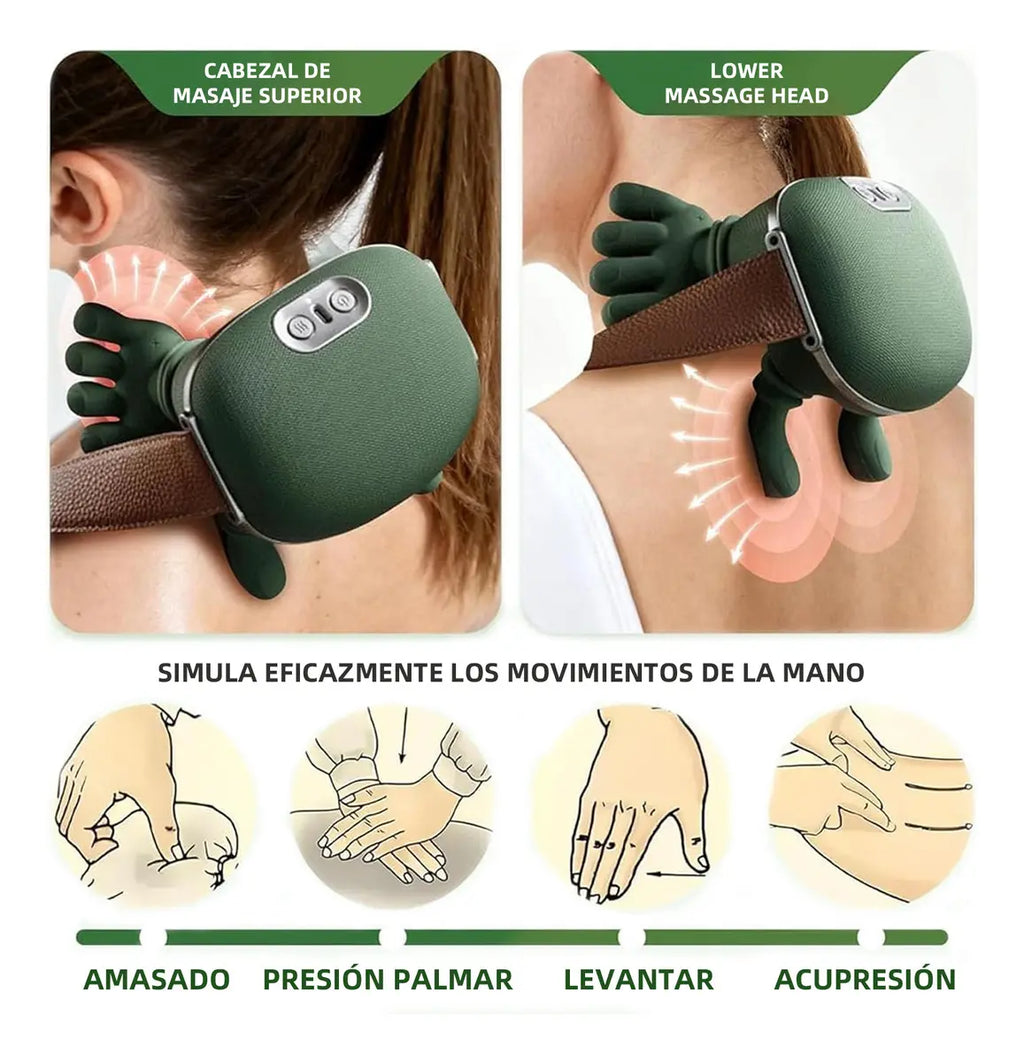 Masajeador Cervical Biónico 4D Calor