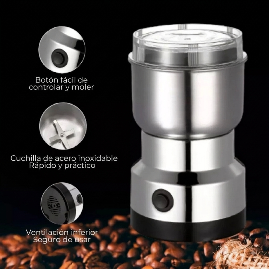 Triturador para Granos y Filtro de Cafe