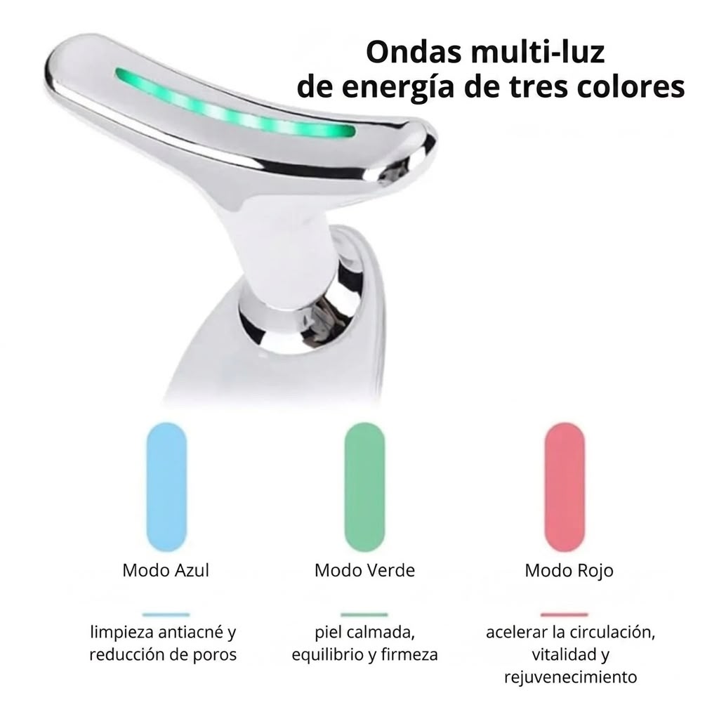 Masajeador Facial Reafirmante Con Led